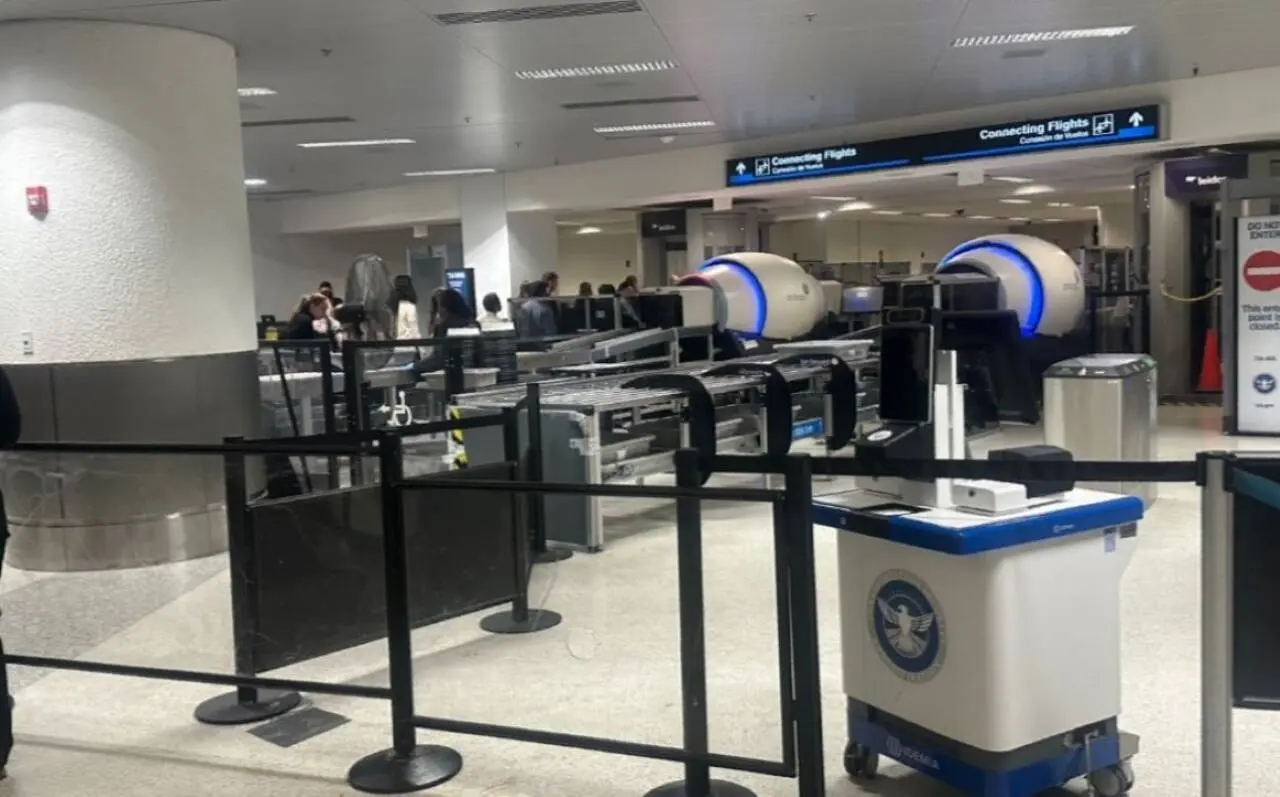 Segurança americana em aeroporto