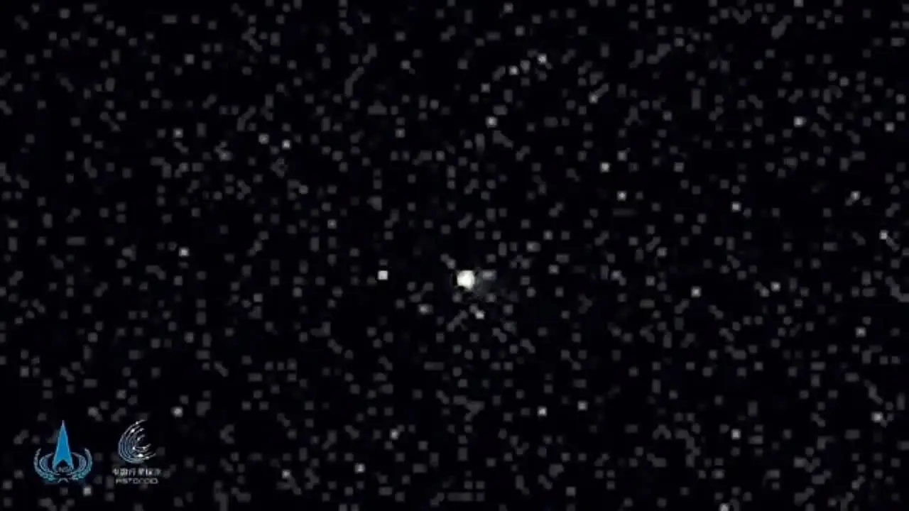 Sonda chinesa Tianwen-1 registra imagens 3I ATLAS