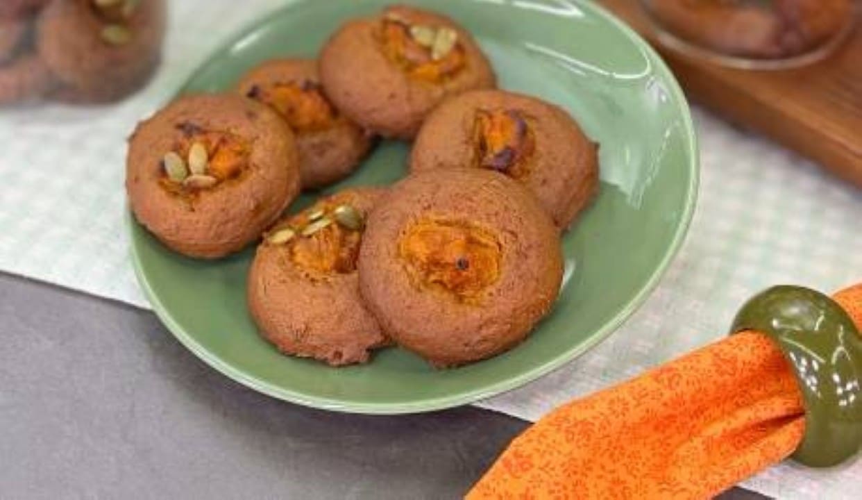 biscoito de abóbora