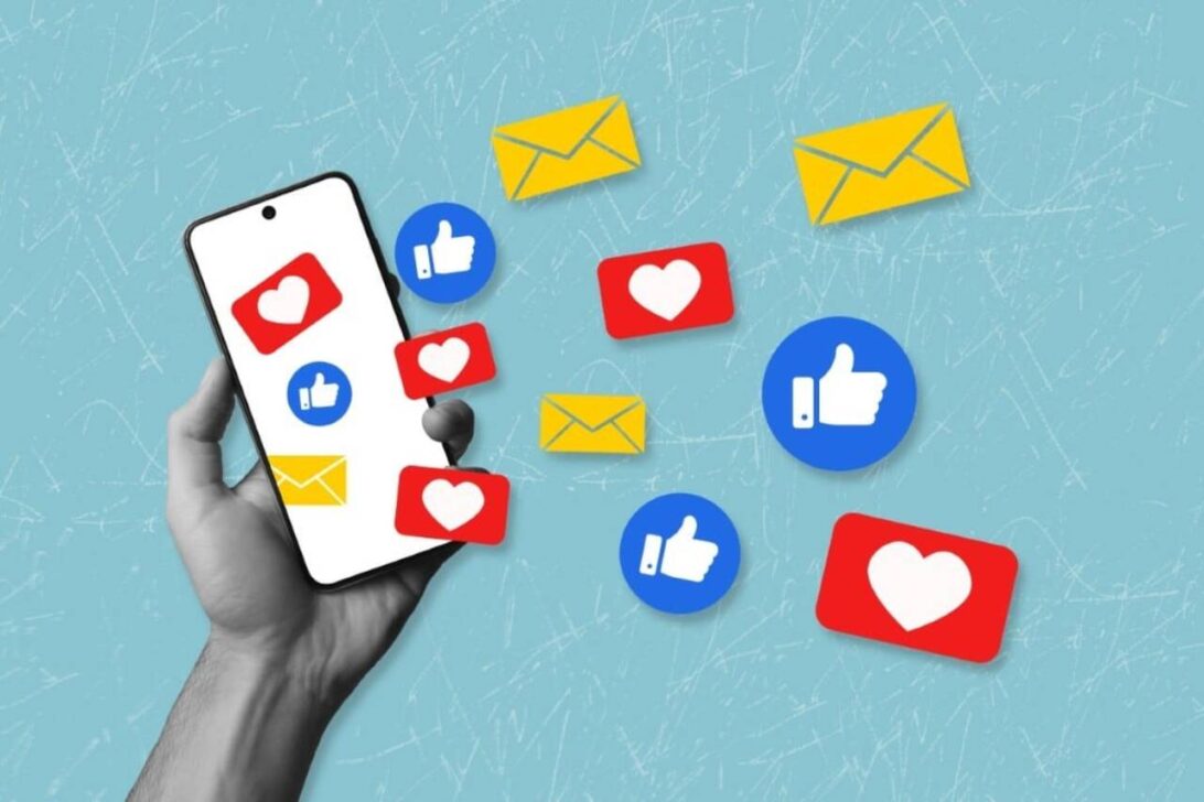 curtidas em rede social