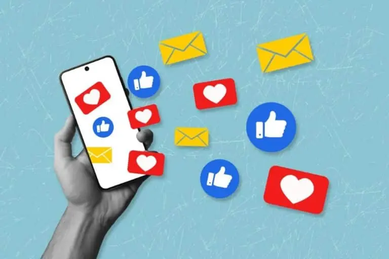 curtidas em rede social
