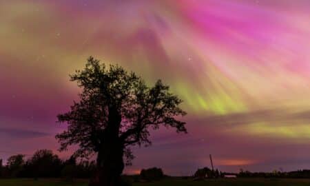 tempestade geomagnética, Aurora Boreal