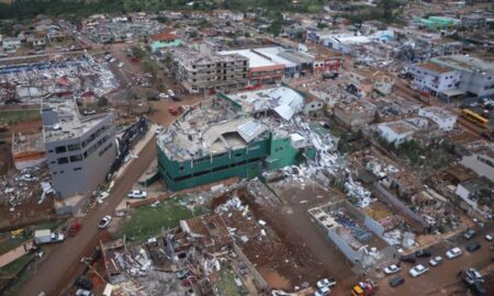 tornado casa destruição no Paraná