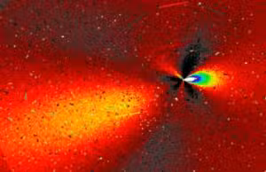Forskere identificerer en kæmpestråle af større partikler i den interstellare komet 3I/ATLAS rettet mod Solen