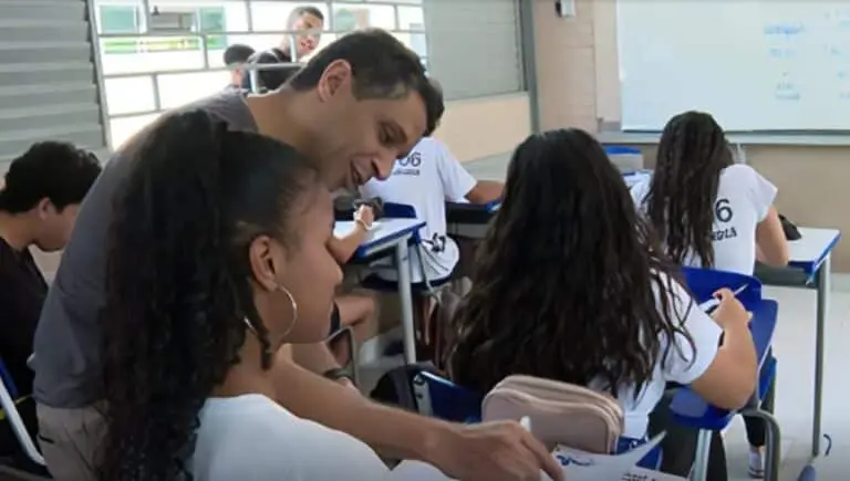 Alunos, Sala de aula, Professor