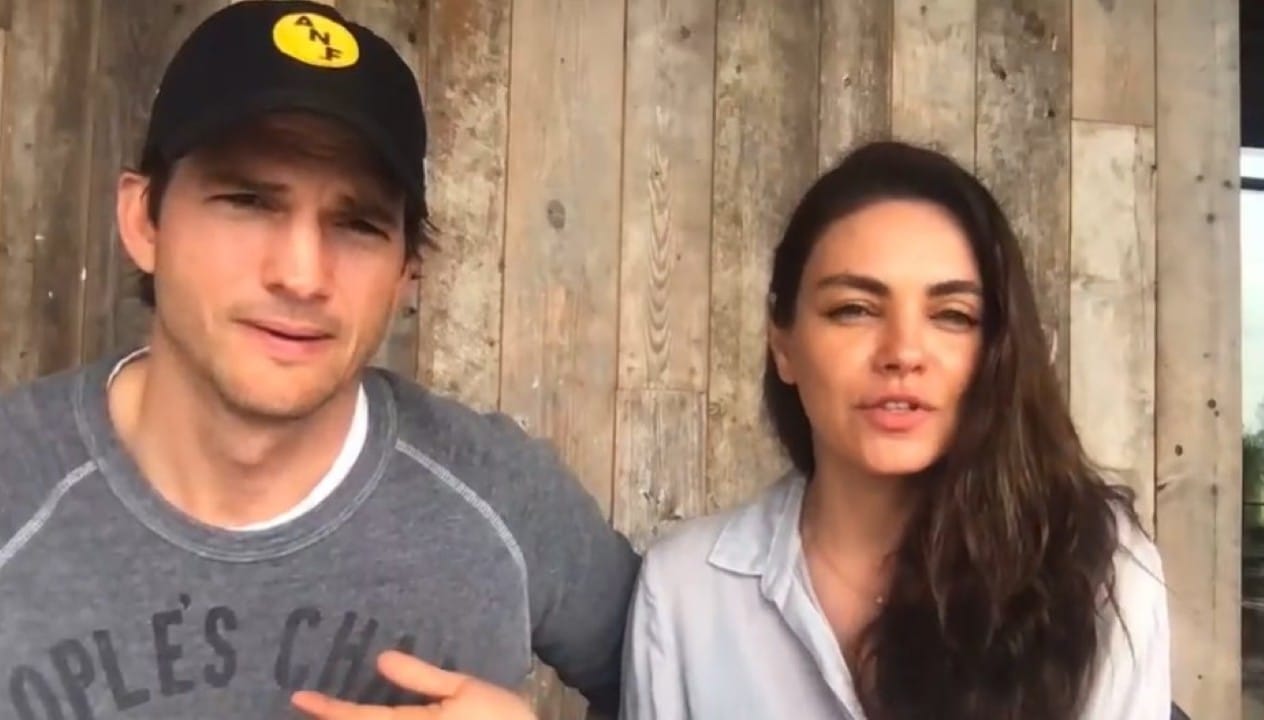 Ashton Kutcher e Mila Kunis