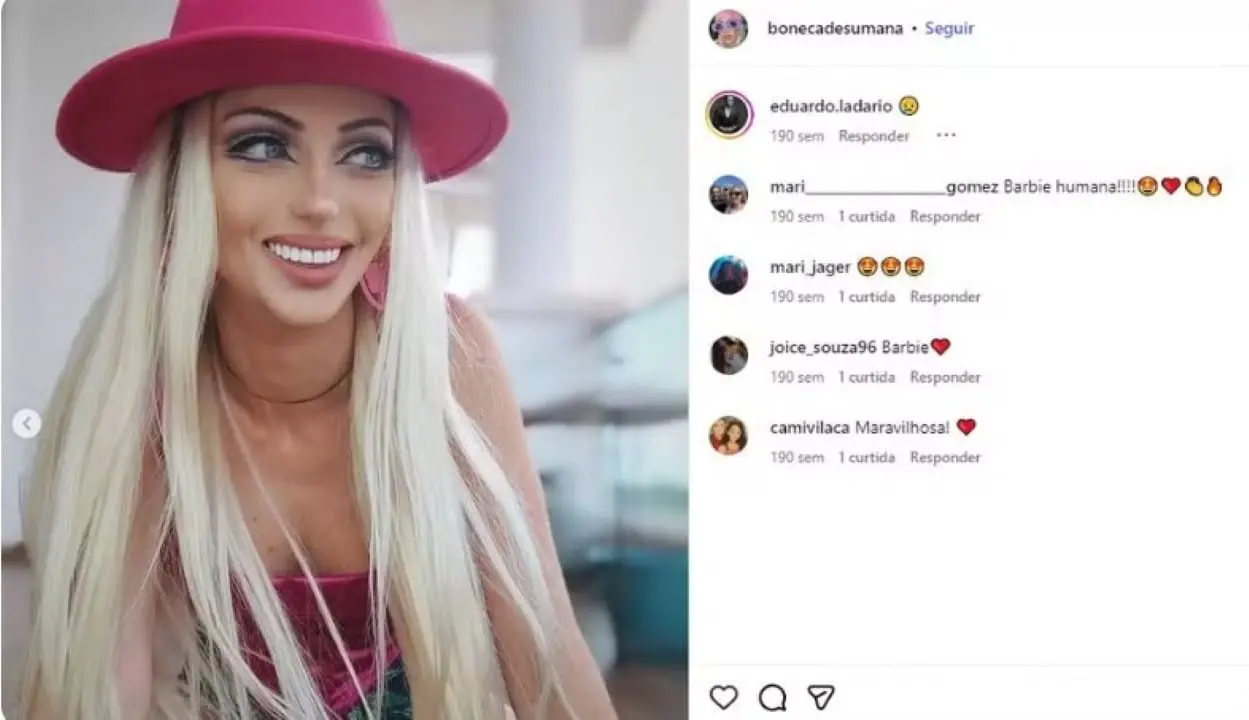 Barbie humana - instagram