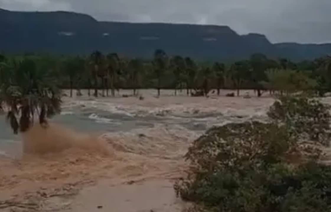 Barragem em Ponte Alta.