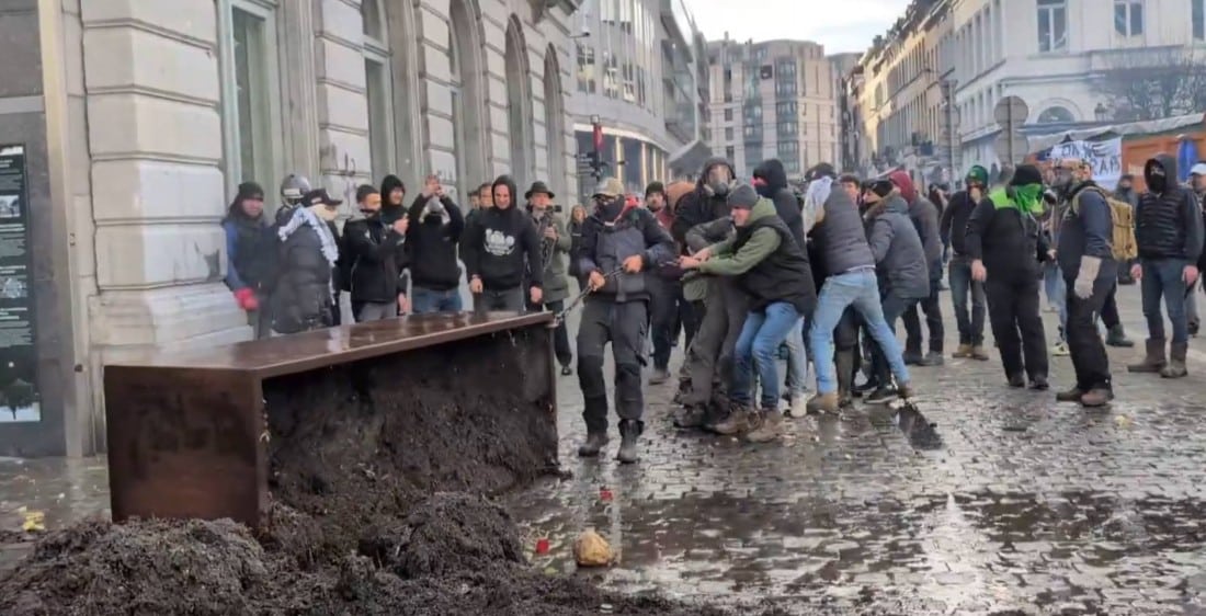 Bruxelas manifestação