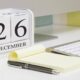 Calendário 26 de dezembro