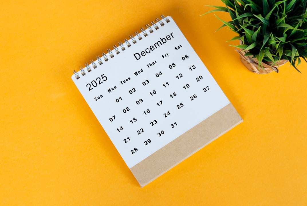 Calendário dezembro