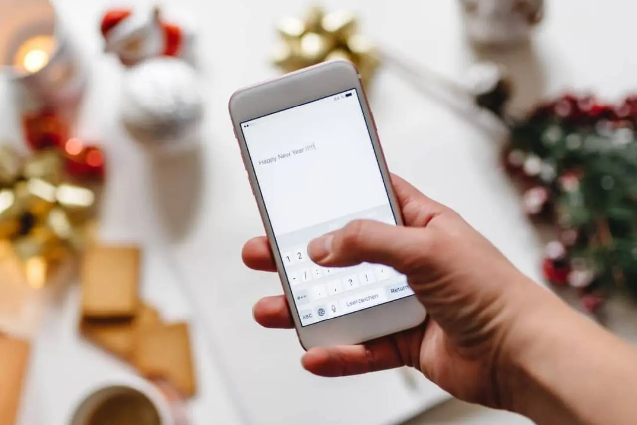 Celular, mensagens de Ano Novo