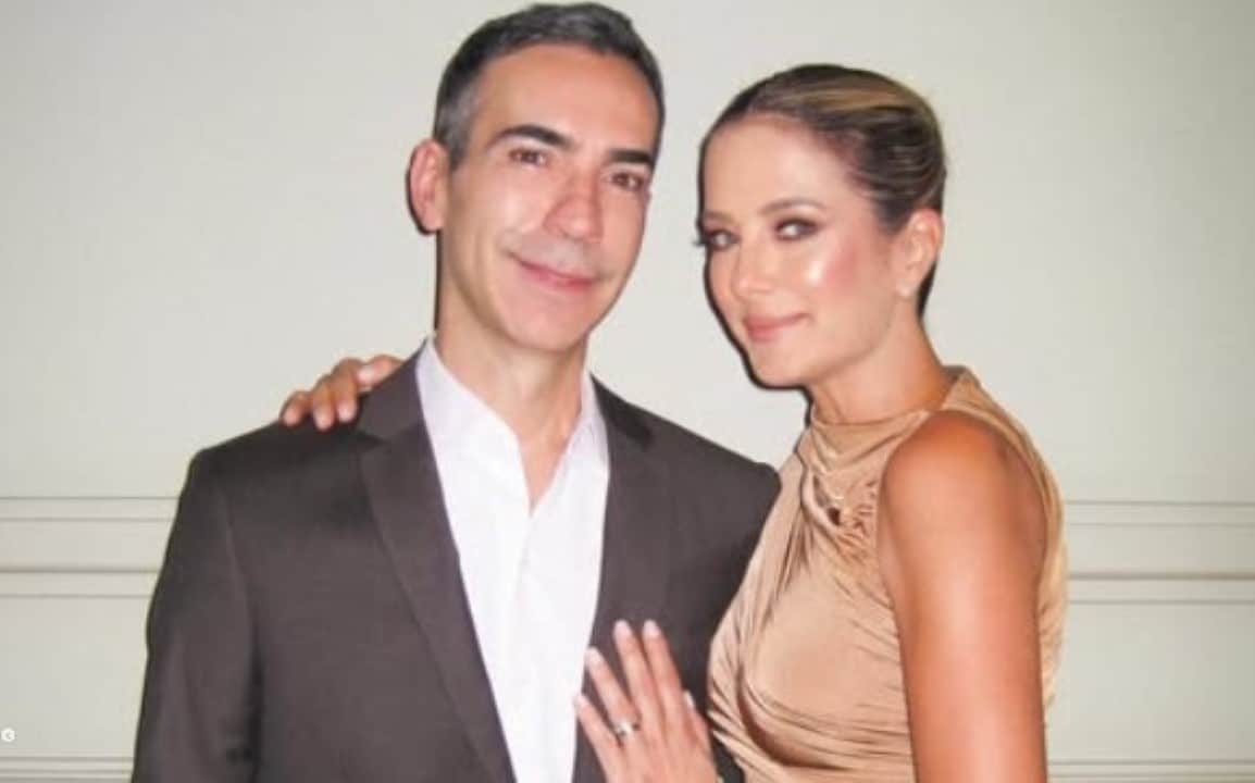 César Tralli e Taciane Pinheiro