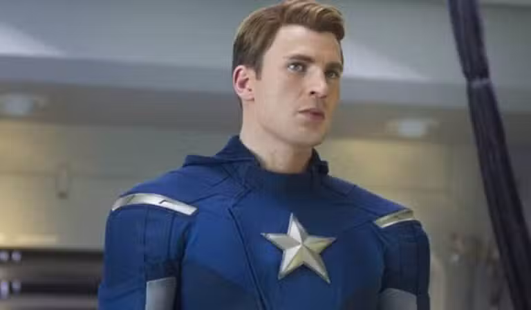 Chris Evans como Capitão América, Steve Rogers