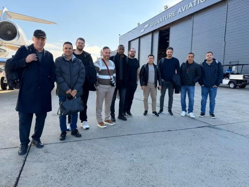 Comitiva da CBF que fez visitas nos Estados Unidos