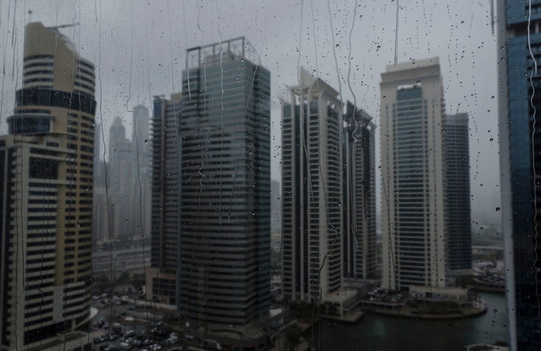 Dubai, dia chuvoso