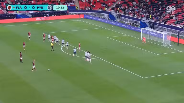 Flamengo 10 minutos contra o Pyramids
