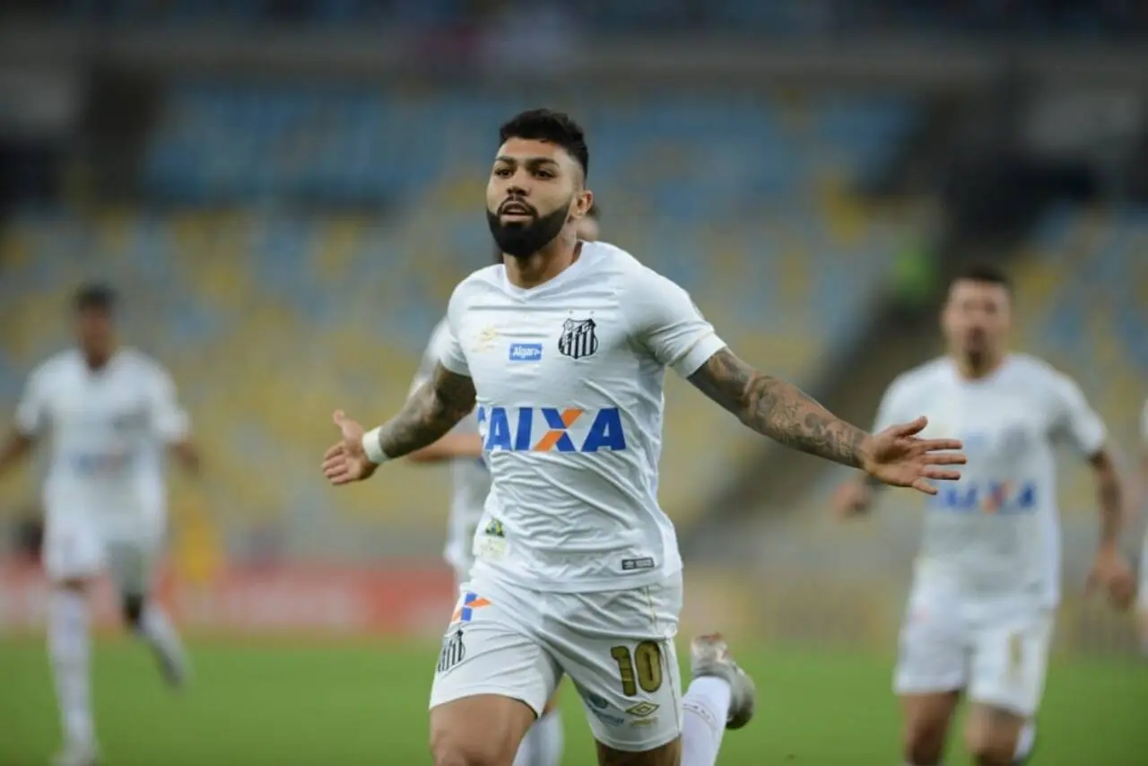 Gabigol no Santos