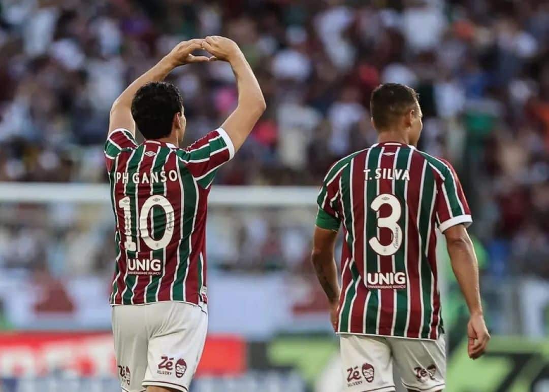 Ganso e Thiago Silva