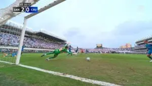 S Neymarem velí Thaciano dvakrát skóruje a Santos zvyšuje na 2:0 proti Cruzeiru v Brasileirão