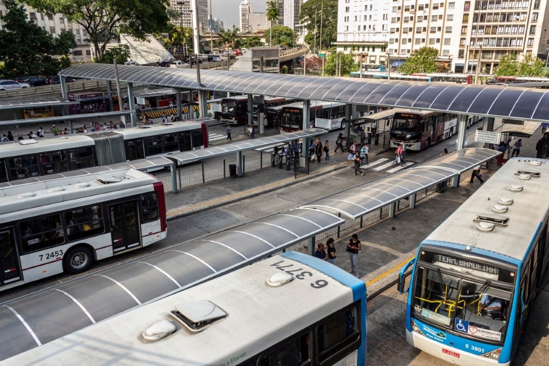 Greve de ônibus em São Paulo