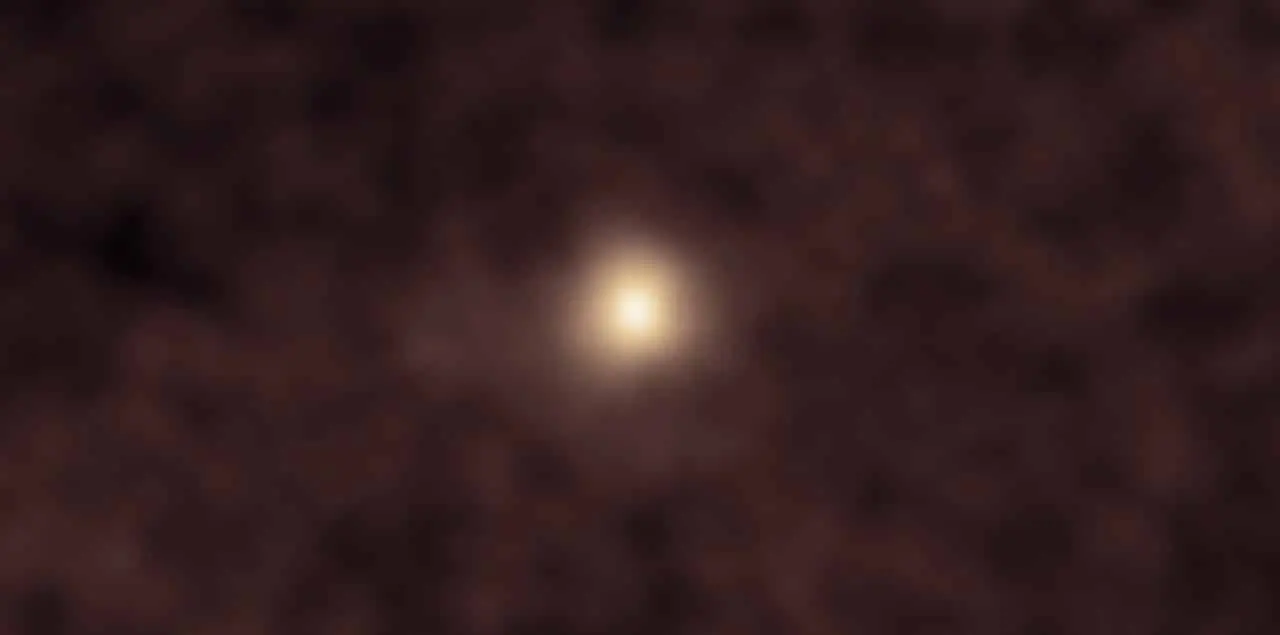Faint image of comet 3I ATLAS, observed by the ESA/NASA SOHO mission
