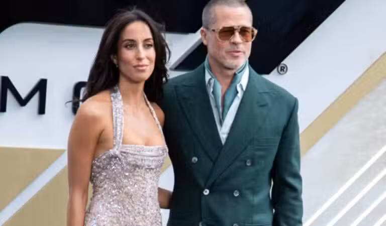 Ines de Ramon e Brad Pitt