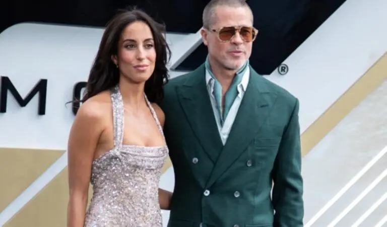 Ines de Ramon e Brad Pitt