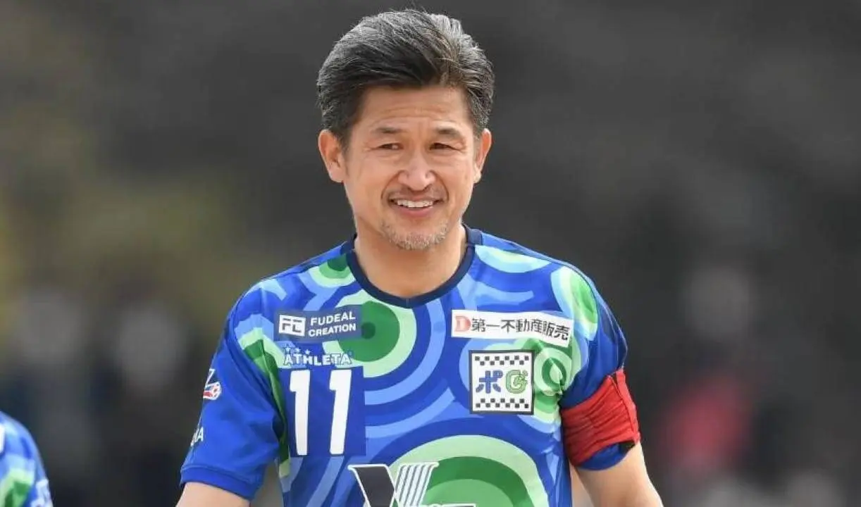 Kazu Miura aos 58 anos assina com Fukushima United e estende recorde na terceira divisão japonesa