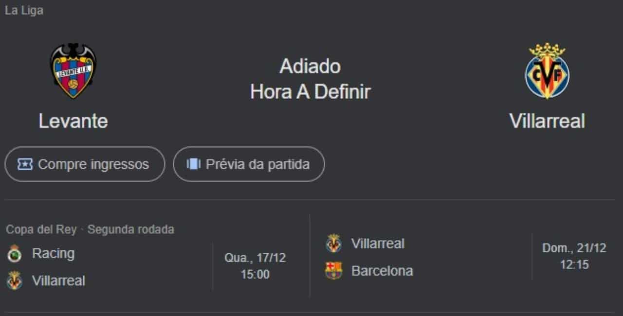 Levante x Vilarreal