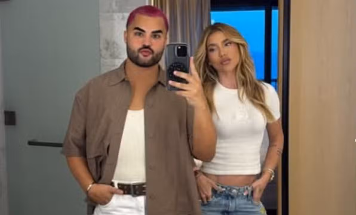 Lucas Guedez e Virginia Fonseca