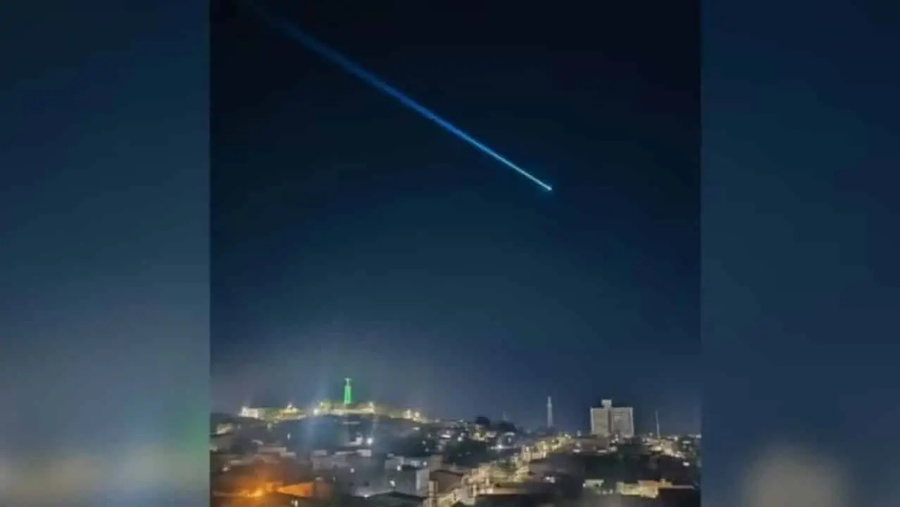 Meteoro é visto em estados do Nordeste 1