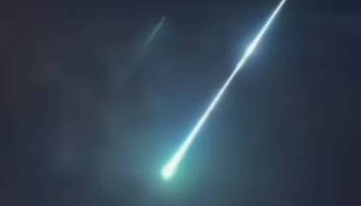 Meteoro é visto em estados do Nordeste