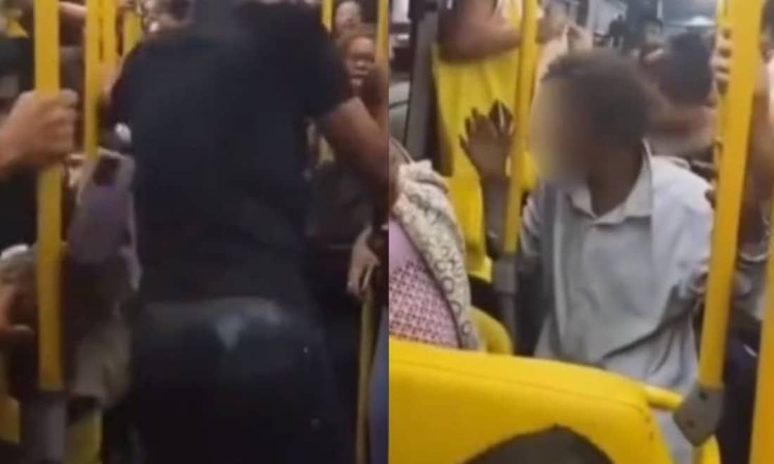 Mulher defeca em onibus rio de janeiro