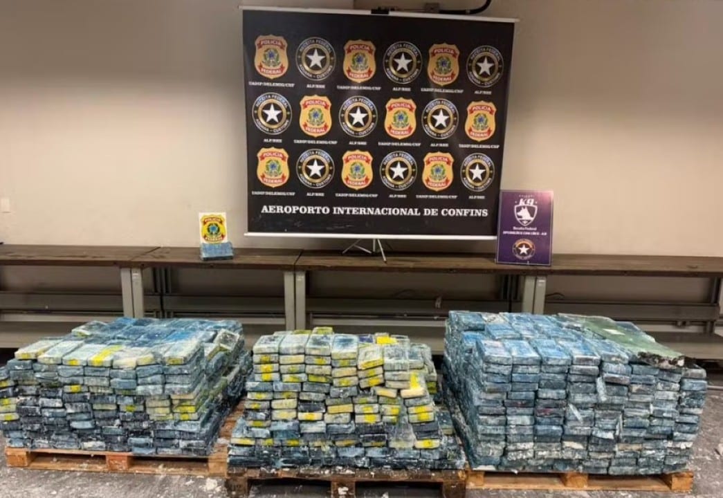 PF e Receita Federal apreendem 1,3 tonelada de cocaína