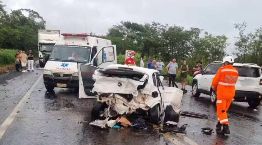 Pai da criança e condutor do veículo saiu ileso