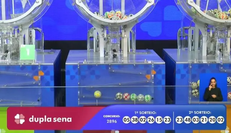 Resultado Dupla Sena 2896