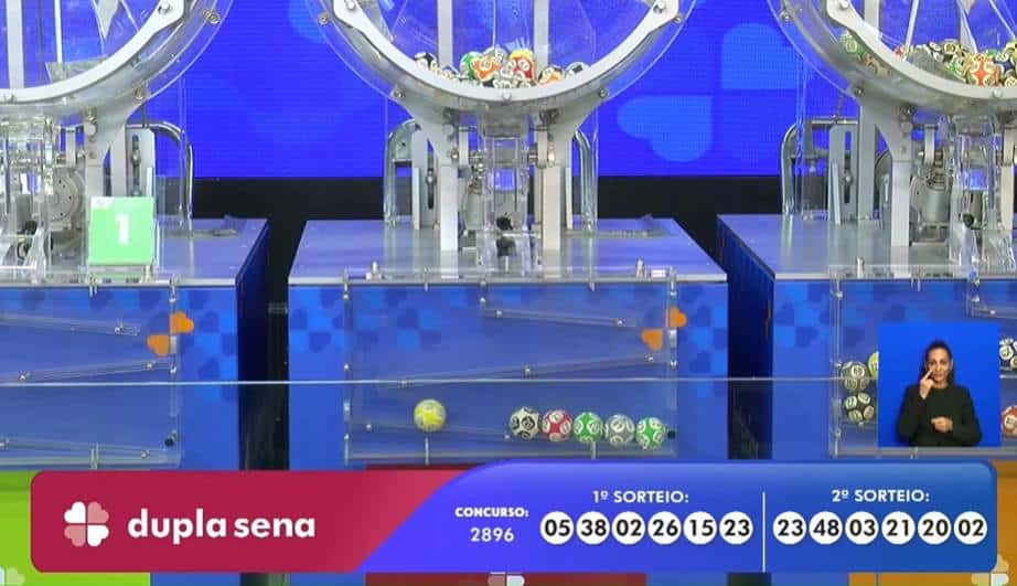 Resultado Dupla Sena 2896