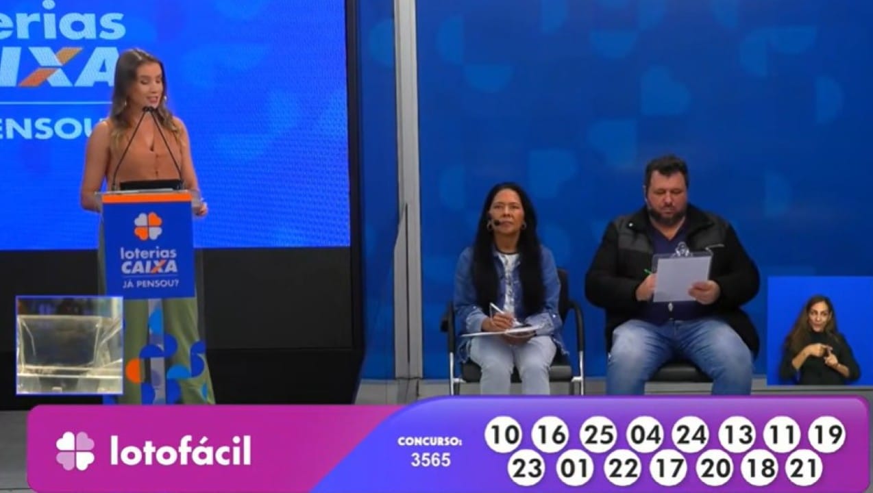 Resultado Lotofácil 3565