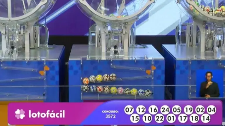 Resultado Lotofácil 3572