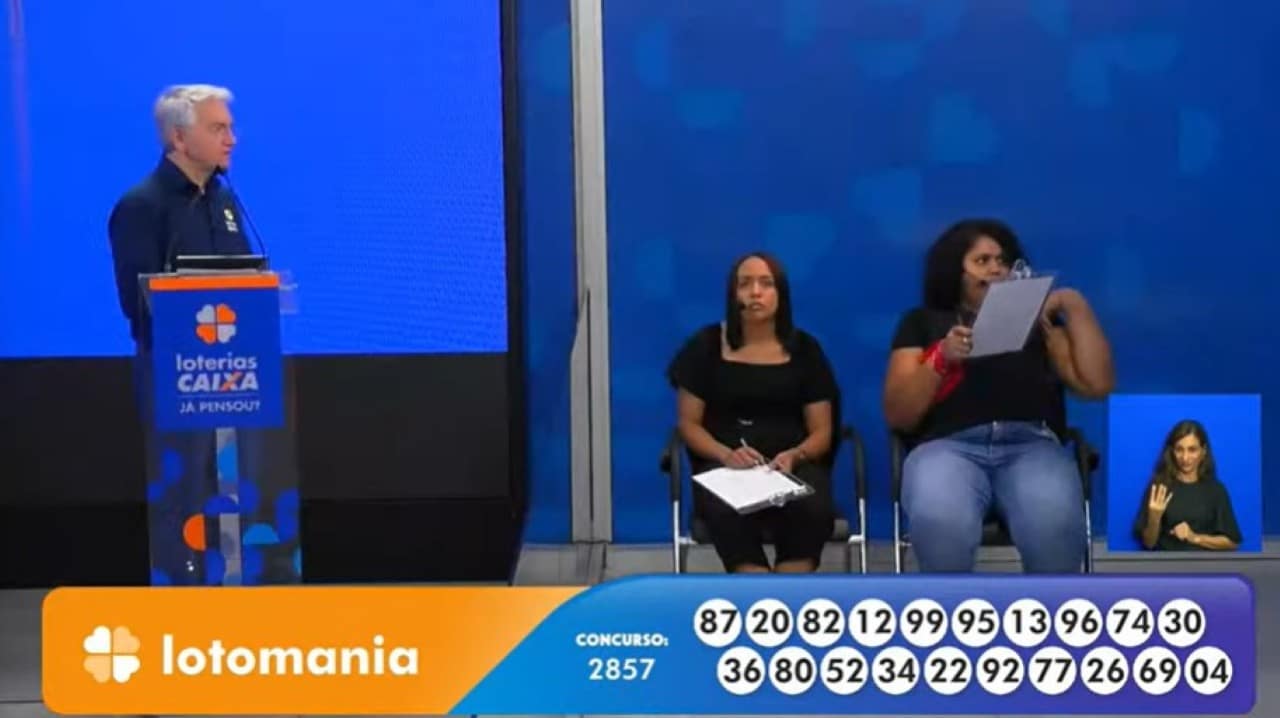 Resultado Lotomania 2857