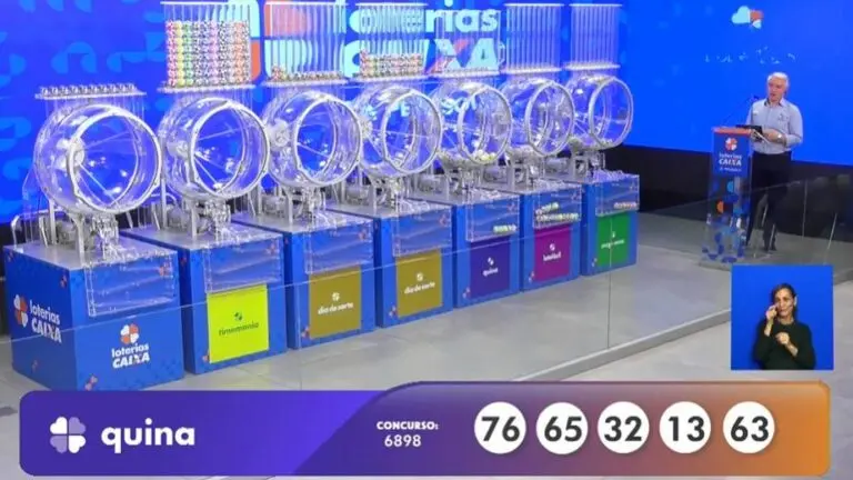 Resultado Quina 6898
