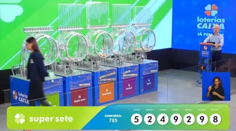 Resultado Super Sete 785 agora com jackpot de R$ 500 mil na Loteria: Colunas: 5, 2, 4, 9, 2, 9 e 8