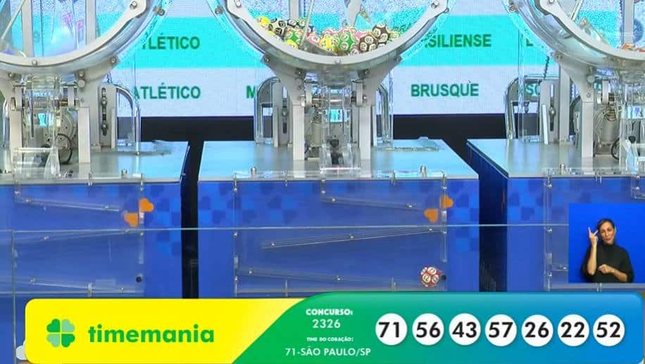 Resultado Timemania 2326