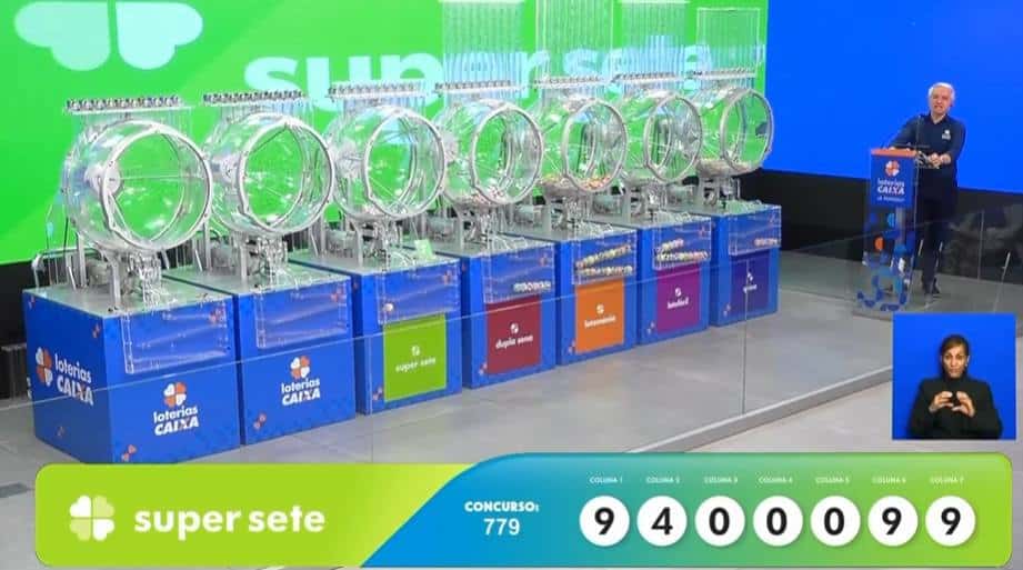 Resultado adiado Super Sete 779