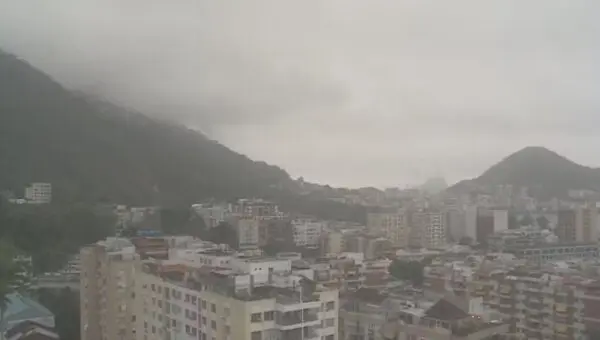 Rio de Janeiro com chuva