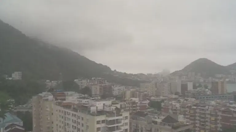 Tempo fechado no Rio de Janeiro