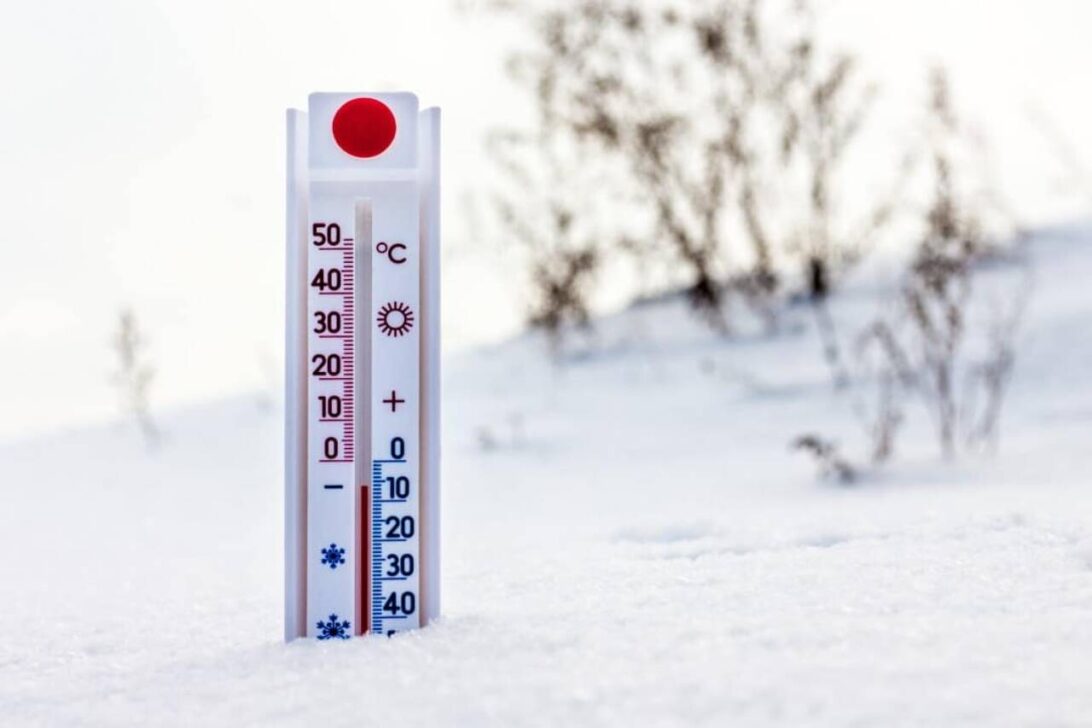 Termômetro, frio, queda de temperatura