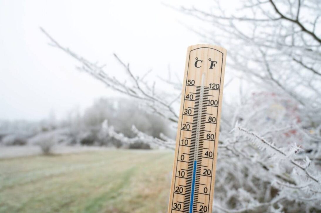 Termômetro, frio, queda de temperatura