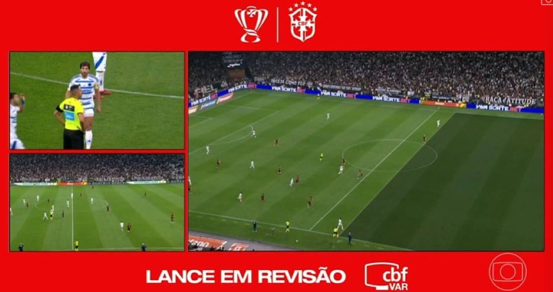 Var valida gol do cruzeiro
